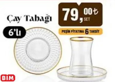COLORİNA ÇAY TABAĞI